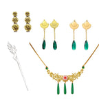 Anime The Apothecary Diaries Maomao Cosplay Necklace Earrings for Women Girls Accessories Halloween Gift