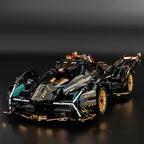 1690PCS Green Racing Car Building Blocks – DIY Model Kit