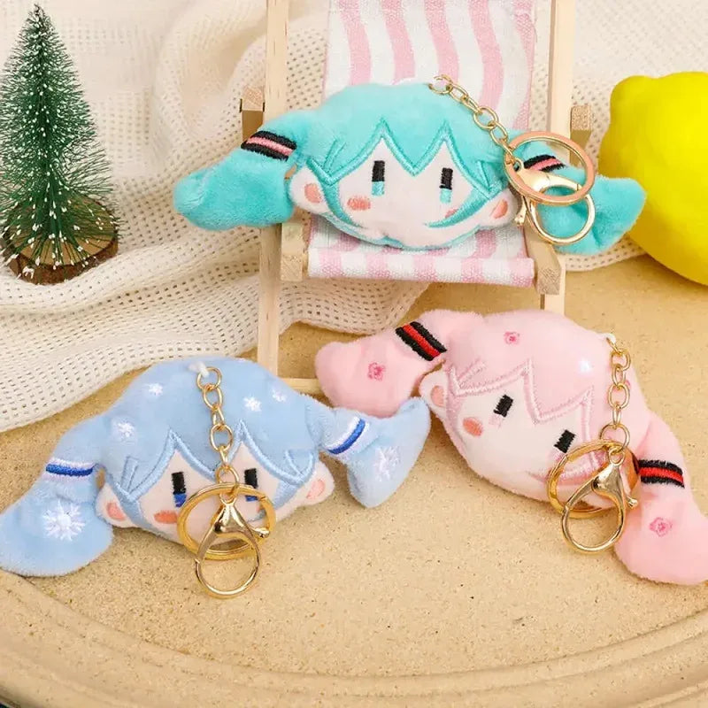 Cute Plush Doll Keychain Soft Bag Charm Pendant