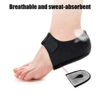 Plantar Fasciitis Heel Spur Foot Support With U-Shaped Silicone Gel Heel Cups for Heel Pain Relief Insoles for Man Woman Walking