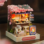 Wooden Miniature Doll House DIY 3D Puzzle Building Kit