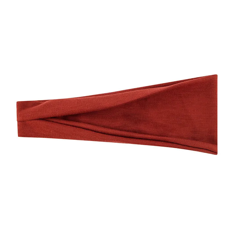 Women's Solid Color Elastic Turban Yoga Headband