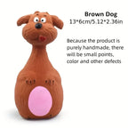 Soft Rubber Squeaky Dog Toy for Interactive Fetch and Chew Play