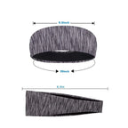 3 Pack Moisture Wicking Sports Headbands for Men & Women