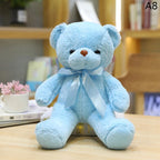 30CM Colorful Bear Plush Animals Toys Doll Soft Stuffed Teddy Bears for Girls Wedding Baby Shower Toy Birthday Gift Child Kids