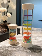 Montessori Wooden Rain Stick Baby Sensory Music Toy