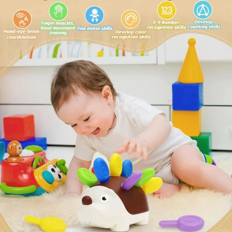 Sensory Hedgehog Fine Motor Toy