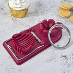 2-in-1 Stainless Steel Egg Cutter – Multi Function Egg Slicer