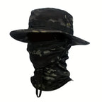 Camouflage Boonie Outdoor Hunting Hat with Wide Brim Protection