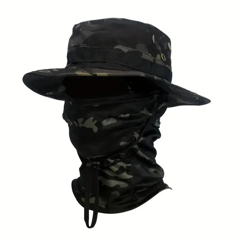 Camouflage Boonie Outdoor Hunting Hat with Wide Brim Protection
