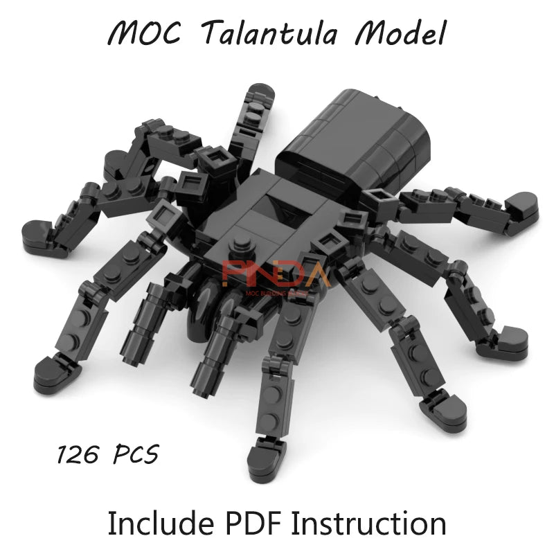 Tarantula Spider Building Block Set for Creative STEM Construction