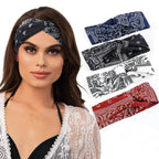 Stretchy Wide Knotted Yoga & Sports Headband for Women