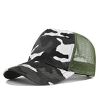 Custom Logo 5 Panel Mesh Baseball Cap for Outdoor Branding