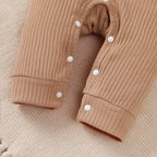 Baby Boy Small Gentleman Jumpsuit Cartoon Teddy Bear Long Sleeves Jumpsuit for 0-18 Month Baby Boys' Birthday Party Costumes