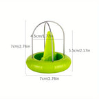 Fast Kiwi Cutter & Peeler – Stainless Steel Fruit Slicer Tool