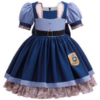 Girls Judy Hopps Bunny Police Costume Dress – Zootopia Outfit