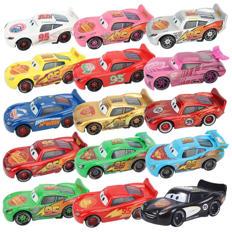 Lightning McQueen 1:55 Diecast Metal Toy Car Collection with Movie Characters