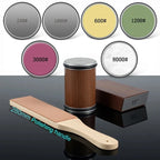 Rolling Knife Sharpener Kit – Magnetic Diamond Sharpening Stone with 15° & 20° Angle Guide