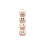 MOC City Halloween Expression Accessories Building Blocks Face Injured Head Terror Scene Ghost Skeleton Bricks Friends Toys Gift
