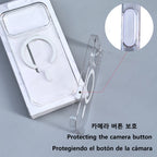 Original Clear Magnetic Phone Case For iPhone 18 17 Pro Max 16 15 14 Plus 13 12 Mini For Magsafe Wireless Charging Protect Cover