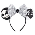 Sequin Mouse Ears Bow Headband for Women & Girls