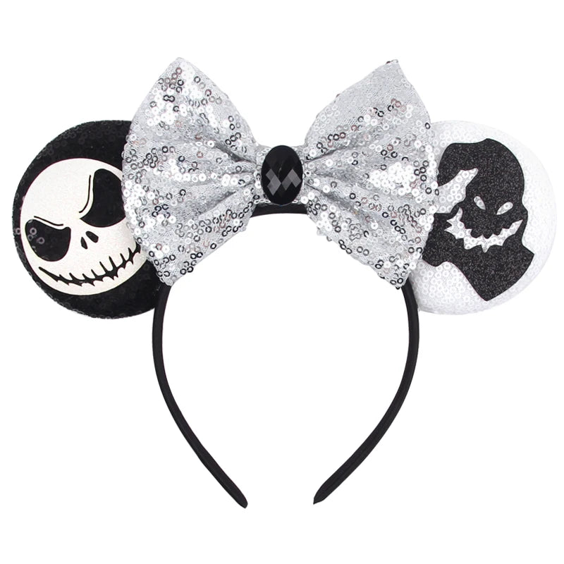 Sequin Mouse Ears Bow Headband for Women & Girls