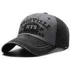 Washed Embroidered Baseball Cap with Curved Brim for Everyday Style