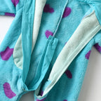 2023-07-25 Lioraitiin 0-3Years Infant Baby Boy Girl Fleece Jumpsuit Horn Hooded Warm Thicken Winter Rompers Outwear Snowsuit