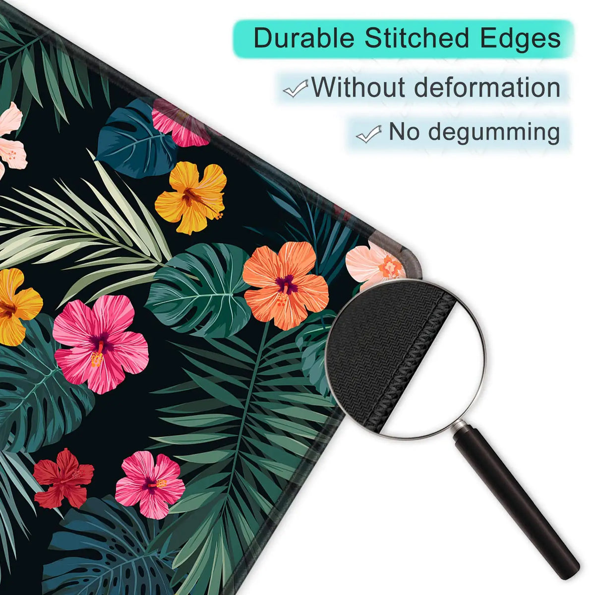 PC Small Keyboard Table Mats Mouse Pad Locking Edge Gabinete Mausepad Computer Mat Geometric Art Gaming Office Accessories Rug ﻿