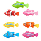 LED Swimming Robot Fish Cat Toy for Interactive Hunting Play
