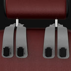 Fit for Headrest Hook Seatback Storage Rack Backpack Holder Multi-Functional Suede Double-Ended Hook - Universal
