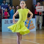 Latin Dance Fringe Dress Customized Tango ChaCha Samba Performance Costumes for Adult and Children's Latin Competition Clothing