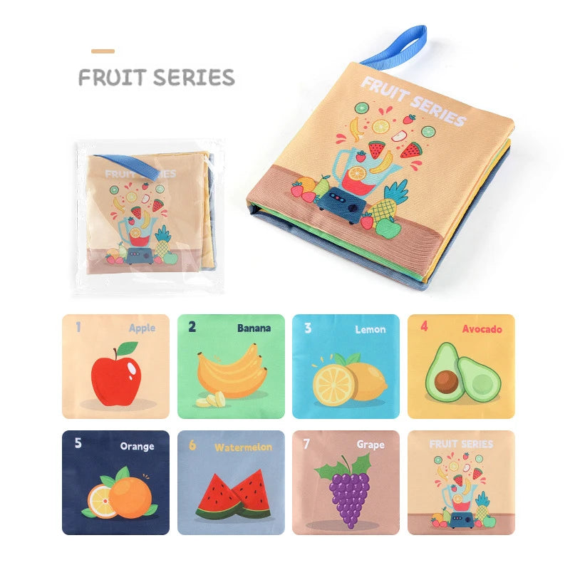 Soft 3D Touch & Feel Baby Cloth Book