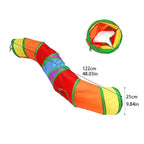 Foldable Interactive Cat Tunnel Toy for Indoor Play and Exercise