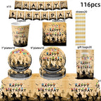 Horror Movie Stranger Theme Birthday Party Decoration Tableware Tablecloth Cup Plate Napkin Baby Shower Party Favors Supplies