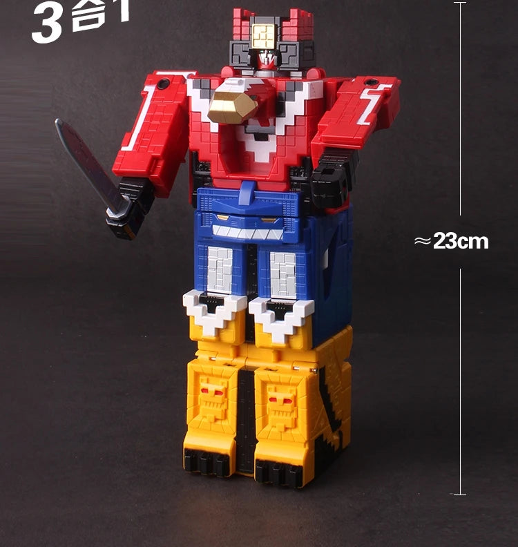 Math Cube Transformation Robot Toy