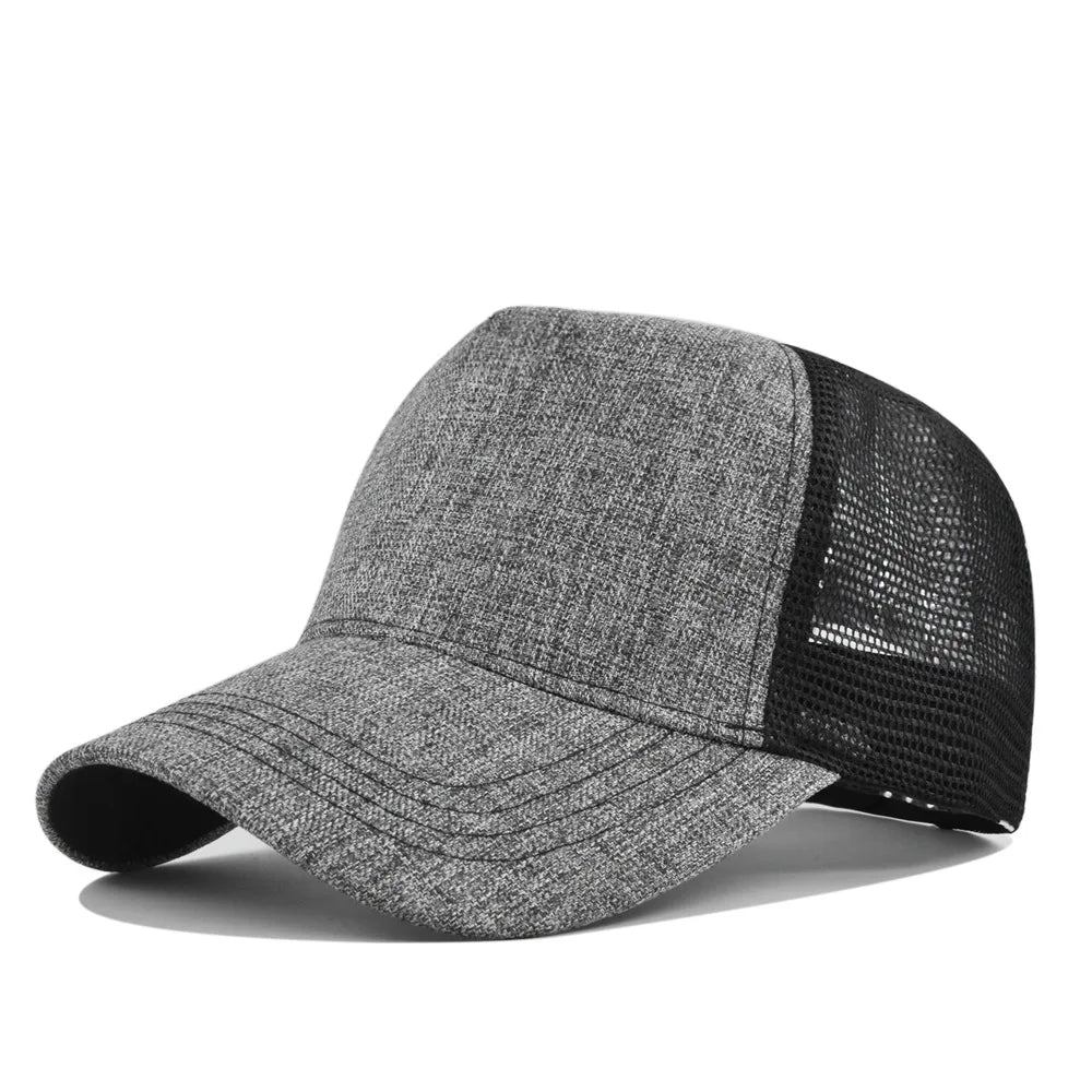 Custom Logo 5 Panel Mesh Baseball Cap for Outdoor Branding