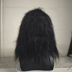 Vivid King Kong Gorilla Mask Horror Monster Latex Mask With Wig Halloween Cosplay Costume Prop Carnival Party Haunted House Deco