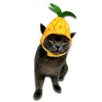 Cute Watermelon Cat Hat Orange Shape Avocado Dog Cosplay Hat Soft Comfortable Cat Headwear Birthday Party