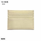 Custom Company Logo Cowhide Card Holder Woman Man Fashion Slim Mini Card Bag Genuine Leather Engrave Name Luxury Casual Purse