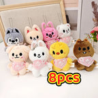 SKZOO Plush Keychain Cartoon Stuffed Doll for K-Pop Fans Gift
