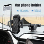 3-in-1 Universal Car Phone Mount Holder CradleDashboard Windshield Air Vent Suction Cup Holder for iPhone andAndroid Smartphones