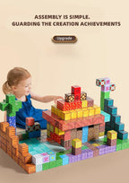 Magnetic Building Blocks Storage Box STEM Construction Toy Set