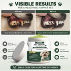 Natural Pet Dental Powder Cat Dog Breath Freshener Oral Health Care Clean Teeth Plaque Defense Enzyme Formula Pet Supplies