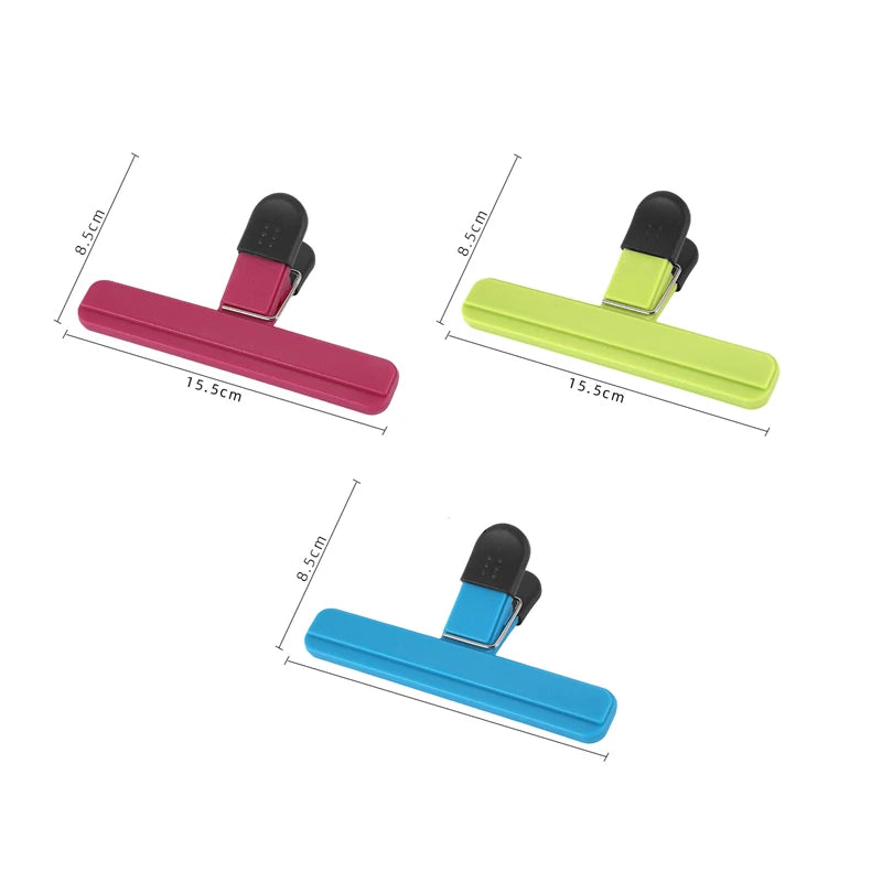 Portable Food Bag Sealing Clips – Reusable Kitchen Storage Seal Clamp for Snacks & Food Bags