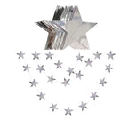 4M Star Garland 7cm 10cm Paper Stars Streamer Glitter Bunting for Birthday Party Decoration Kids Room Decor Baby Shower Supplies