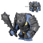 Medieval Orc Warrior Building Block Figure Fantasy Toy Set