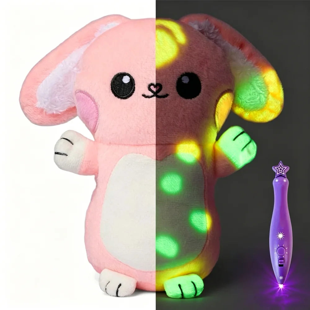 @HOT 2026 NEW Luminous Baby Plush Doll Night Light Painting Soothing Children's Toy Gift Bedtime Accompanying Travel Doll