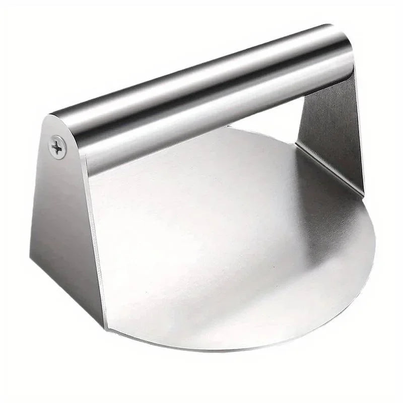 Heavy Duty Stainless Steel Smash Burger Press – BBQ Patty Smasher & Meat Press Tool - 10cm