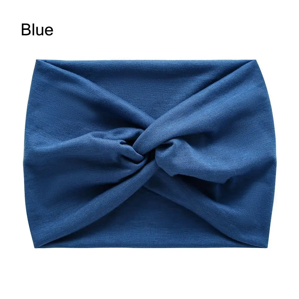 Twisted Extra Wide Turban Workout Headband for Women